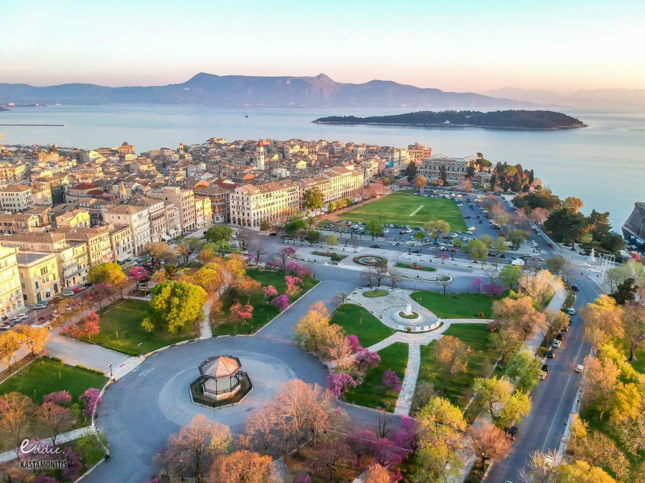 Gregos Rooftop Suite City Center W. Sea View Corfu  Luaran gambar