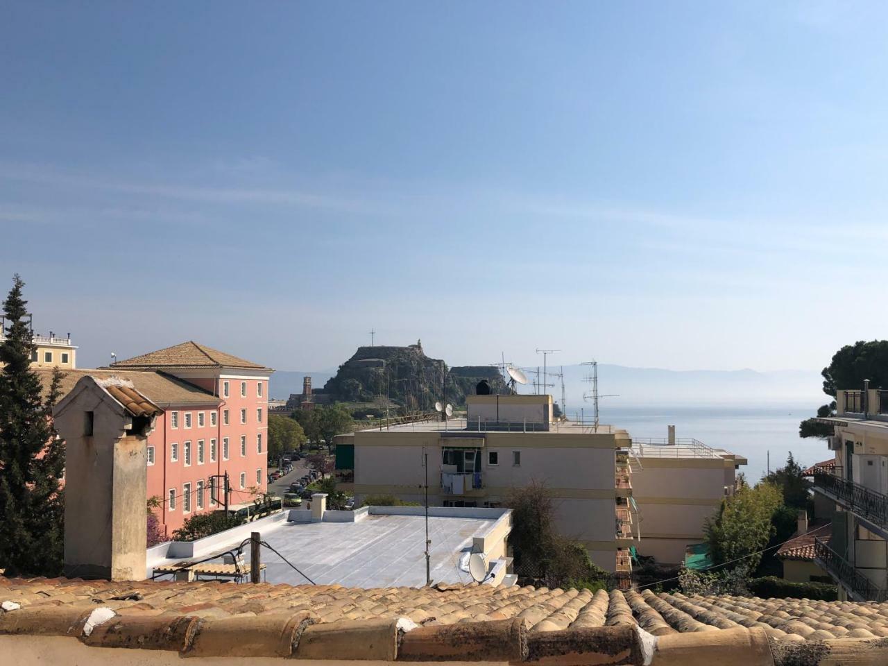 Gregos Rooftop Suite City Center W. Sea View Corfu  Luaran gambar