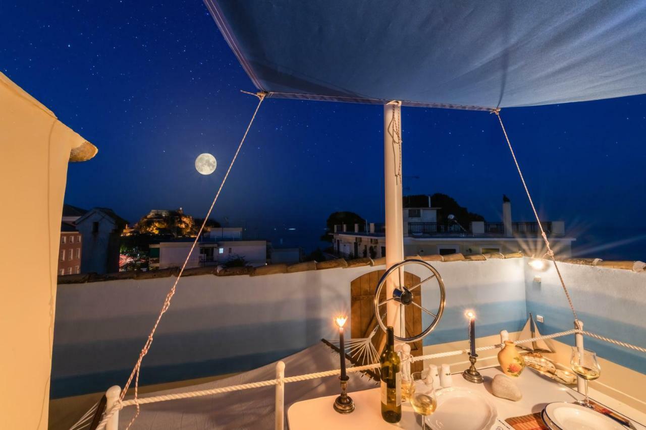 Gregos Rooftop Suite City Center W. Sea View Corfu  Luaran gambar